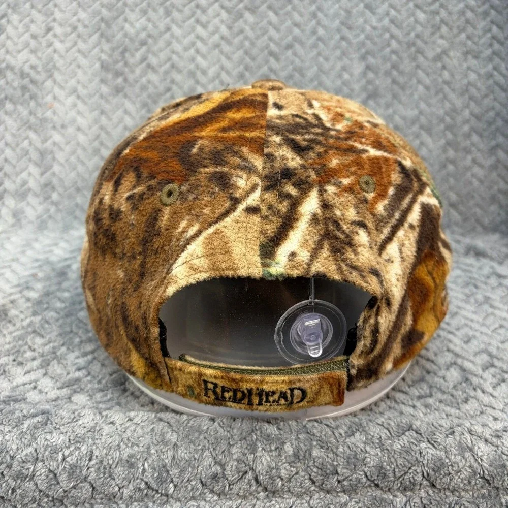 RedHead Fleece Camo Hunting Hat Mens Adjustable Camouflage Baseball Cap